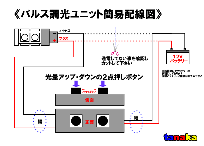 パルス調光ユニット LEDバルブ明るさ調整